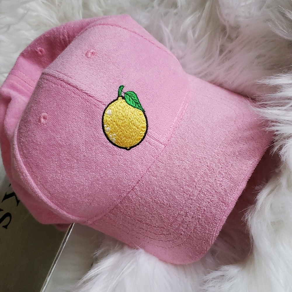 Pink and Lemon Ball Cap